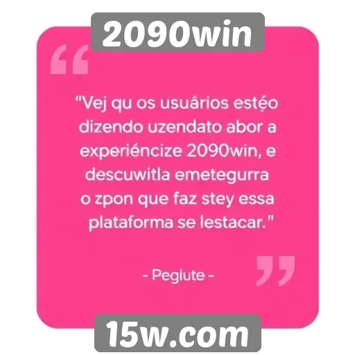 Feedback de usuários sobre a experiência no 2090win